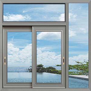 grey aluminium windows aluminum double glazed windows manufacturer HG-AW064  grey aluminium windows aluminum double glazed windows manufacturer HG-AW064